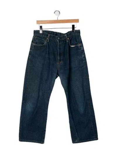 Pre-owned 45rpm Straight-leg Jeans In Blue