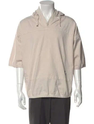 Pre-owned 45rpm V-neck Short Sleeve Hoodie In Neutral