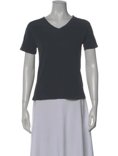 Pre-owned 45rpm V-neck Short Sleeve T-shirt In Gray