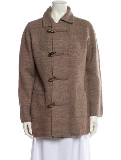 Pre-owned 45rpm Wool Fur Coat In Brown