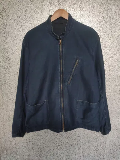 Pre-owned 45rpm X Umii 908 45rpm Jacket Denim In Blue