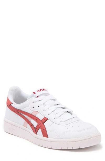 Asics Japan S Sneaker In White/red Brick