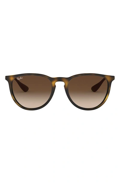 Ray Ban Erika Classic 57mm Sunglasses In Matte Havana