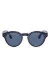 RAY BAN STORIES 48MM ROUND SMART GLASSES