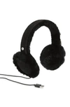 Ugg Genuine Shearling Bluetooth Earmuffs In Black