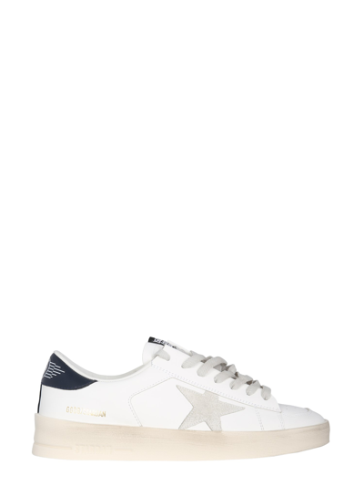 Golden Goose Stardan Leather Upper Suede Star Shuny Leather Hee In White