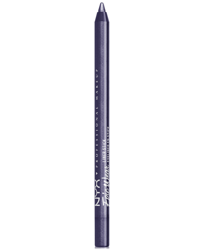 Nyx Professional Makeup Epic Wear Liner Stick Long Lasting Eyeliner Pencil In Fierce Purple (eggplant)
