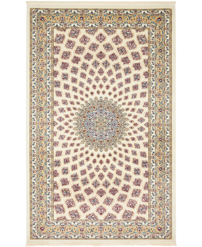 Bayshore Home Zara Zar1 5' X 8' Area Rug In Ivory