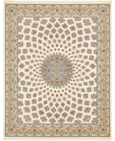Bayshore Home Zara Zar1 8' X 10' Area Rug In Ivory