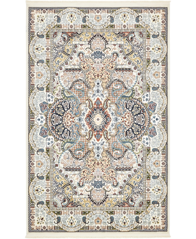 Bayshore Home Zara Zar2 5' X 8' Area Rug In Ivory