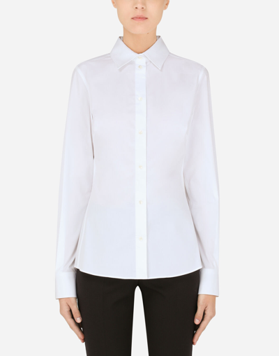 DOLCE & GABBANA STRETCH POPLIN SHIRT