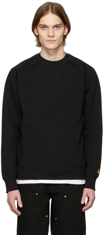 Carhartt Chase Sweatshirt In Black