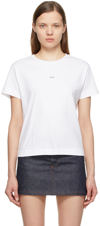 Apc Jade Round Neck T-shirt In White