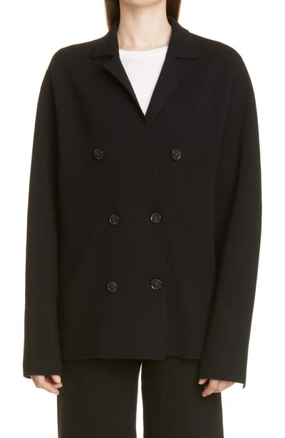 Totême Toteme Single-breasted Blazer Jacket In Black