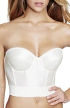 Dominique Intimates Noemi Low Back Strapless Underwire Bustier In Ivory