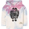 Stella Mccartney Multicolor T-shirt Tie-dye For Kids With The Beatles In Purple