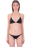 Versace Beachwear In Black Polyamide In Black
