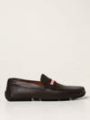 Bally Pearce Grained Leather Loafers In Brown