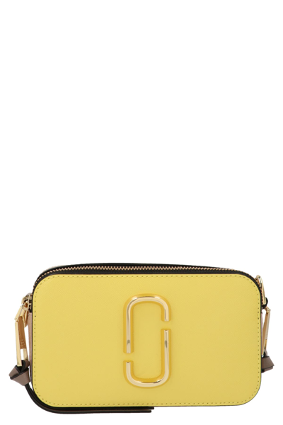 Marc Jacobs Multicolor Leather Snapshot Bag In Yellow Cream Multi