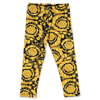 Versace Multi Barocco Graphic-print Stretch-cotton Leggings 6-36 Months 24 Months In Stampa