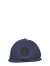 Canada Goose Cotton Baseball Hat With Logo Patch In Blu