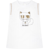 KARL LAGERFELD WHITE DRESS FOR BABY GIRL WITH CHOUPETTE