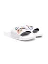 MOLO WHITE SLIPPERS WITH PRINT