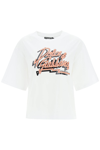 Dolce & Gabbana Logo-print Oversized T-shirt In White