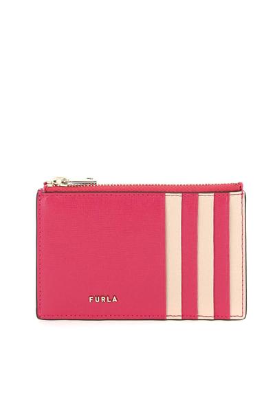 Furla Babylon Zipped Cardholder In Fuchsia,pink