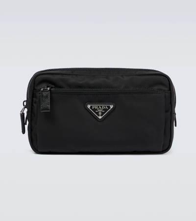 Prada Technical Belt Bag In Black