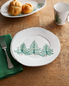 Vietri Lastra Holiday European Dinner Plate