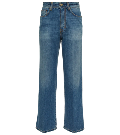 Victoria Beckham High-rise Straight Jeans In Authentic 70s Wash