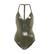 RICK OWENS METALLIC SWIMSUIT