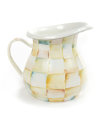 Mackenzie-childs Parchment Check Creamer