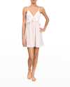 EVERYDAY RITUAL ISABELLE RUFFLE-TRIM SHORT NIGHTGOWN