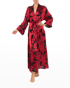 EVERYDAY RITUAL COLETTE FLORAL DEVORE ROBE