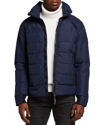 Canada Goose Men's Updated Hybridge Base Quilted Down Jacket In White