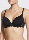 Simone Perele Caresse 3d Plunge Spacer Bra In Sand