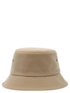 BURBERRY BURBERRY LOGO EMBROIDERED BUCKET HAT