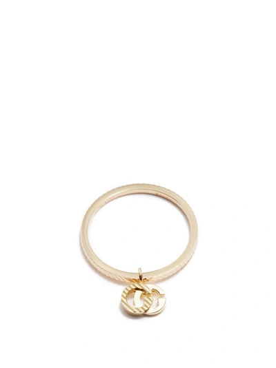 Gucci Running Gg-charm 18kt Gold Ring