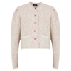 Isabel Marant Izma Textured Puff-sleeve Blazer In Light Pink