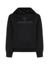 MONCLER MONCLER LOGO PRINTED BUTTONED HOODIE