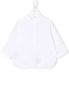 Il Gufo Button-placket Linen Shirt In White
