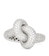 ENGELBERT WHITE GOLD AND DIAMOND THE LEGACY KNOT RING