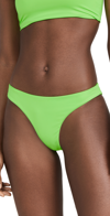 Good American Better Cheeky Reversible Swim Bottoms In Chartreuse003