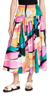 Mara Hoffman Women's Alejandra Printed Organic Cotton Midi Skirt In Multi
