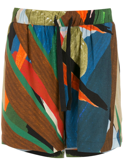 Osklen Tropico Printed Bermuda Shorts In Multicolour