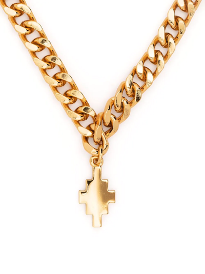 Marcelo Burlon County Of Milan Logo-pendant Necklace In Gold