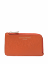 ASPINAL OF LONDON PEBBLED SMALL ZIP COIN PURSE