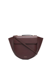Wandler Hortensia Mini Leather Tote Bag In Braun